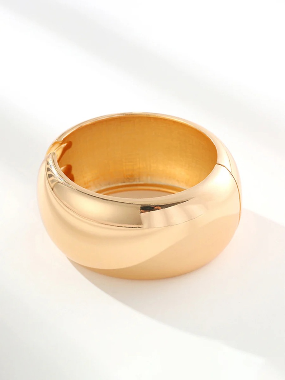 Commense Minimalist Open Wide Bracelet
